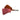 ☆ HERMES 愛馬仕 Red And Pink Lambskin Carman Uno-Dos Charm 紅色和粉紅色小羊皮小吊飾-267020668