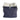 ☆ Kate Spade 凱特絲蓓 White And Navy Calfskin And Denim Shoulder Bag 白色和深藍色小牛皮和牛仔布肩背包-267021308