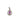 ☆ White Gold 18K Pink Stone And Diamonds Fine Pendant 白金18K 粉紅色色石和鑽石1.74g珠寶吊墜-267021464