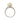 ☆ White Gold 18K Pearl And Melee Diamonds Fine Ring 白金18K 珍珠和碎鑽3.44g珠寶戒指-267022888