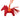 ☆ HERMES 愛馬仕 Red And Orange Milo Lambskin Rodeo PM Charm 紅色和橙色Milo小羊皮小吊飾-267023500
