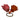 ☆ HERMES 愛馬仕 Pink And Red Milo Lambskin Carmen Uno-Dos Charm 粉紅色和紅色小羊皮小吊飾-267023511