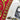 ☆ HERMES 愛馬仕 Red, Beige White Silk Scarf 紅色米黃色絲質圍巾-267023530