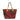 △ LOUIS VUITTON 路易·威登 Red And Brown Coated Canvas Louis Vuitton x Yayoi Kusama Monogram Waves Neverfull MM Tote Bag 紅色和啡色塗層帆布LV X 草間彌生聯名波點波浪中號托特袋 M40686-267023779