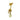 ☆ DIOR 迪奧 Gold-tone Metal, Faux Pearl Petit CD Lucky Charms 1 Piece Cuff Fashion Earrings 金色金屬, 仿珍珠單隻耳環-267023887