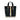 ☆ BALLY 巴利 Black And Navy Velvet Tote Bag 黑色和深藍色天鵝絨托特袋-267024088