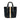 ☆ BALLY 巴利 Black And Navy Velvet Tote Bag 黑色和深藍色天鵝絨托特袋-267024088