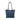 △ CHANEL 香奈兒 Navy Denim Silver Tone Metal Deauville No.23 Shopping Tote Bag 深藍色牛仔布銀色金屬No.23鎖鏈托特袋-267024284