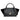 ☆ CELINE 思琳 Black Calfskin And Suede Trapeze Medium 2 way bag 黑色小牛皮和麂皮中號兩用袋-267024340