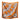 ☆ HERMES 愛馬仕 Orange And White 100% Silk Scarf 橙色和白色100%絲質圍巾-267024482