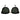 ☆ GENTLE MONSTER Black And Gold Resin Absente One Sunglasses 黑色和金色樹脂太陽眼鏡-267024647