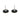☆ CHANEL 香奈兒 Black Resin Round Fashion Earrings 黑色樹脂圓形耳環 03A-267024825