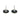 ☆ CHANEL 香奈兒 Black Resin Round Fashion Earrings 黑色樹脂圓形耳環 03A-267024825