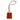 ☆ HERMES 愛馬仕 Orange Milo Lambskin Feu Paper Charm 橙色Milo小羊皮紙袋小吊飾-267024884