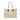 ☆ BALLY 巴利 Beige Canvas Crystalia Tote Bag 米白色帆布托特袋-267025055