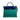 △ HERMES 愛馬仕 Blue And Green Canvas Palladium Plated Metal Herbag 31 Stamp U 2 way bag 藍色和綠色帆布鍍鈀金屬U刻兩用袋-267026480