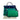 △ HERMES 愛馬仕 Blue And Green Canvas Palladium Plated Metal Herbag 31 Stamp U 2 way bag 藍色和綠色帆布鍍鈀金屬U刻兩用袋-267026480