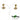 ☆Christian Dior迪奧 Gold Tone Metal Logo Earrings 金色金屬標誌耳環 -257018979