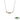 ☆Chow Tai Fook 周大福 18K White Gold Pink Gold Diamond Necklace 2.1g 18K 白金玫瑰金鑽石頸鏈 - 257020241