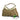 ☆ Gucci 古馳 Beige & Gold Canvas GG Monogram Shoulder Bag 189833 淺褐色金色帆布GG經典花紋肩背袋 - 257020700