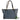 ☆ Coach 蔻馳 Blue Black Canvas Tote Bag 藍色黑色帆布托特袋 - 257017809