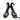 ☆ Roger Vivier 羅傑·維維亞 Black Calfskin Heels Sandal #38 黑色小牛皮高跟涼鞋 38碼 - 257020275