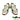 ☆ Chloe 蔻依 White Green Red Calfskin Mesh Sneakers #37 白色綠色紅色小牛皮網面波鞋37碼 - 257019861