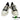 ☆ Alexander McQueen 亞歷山大麥昆 Black White Canvas Sneakers #40 黑色白色帆布波鞋40碼 - 257020176